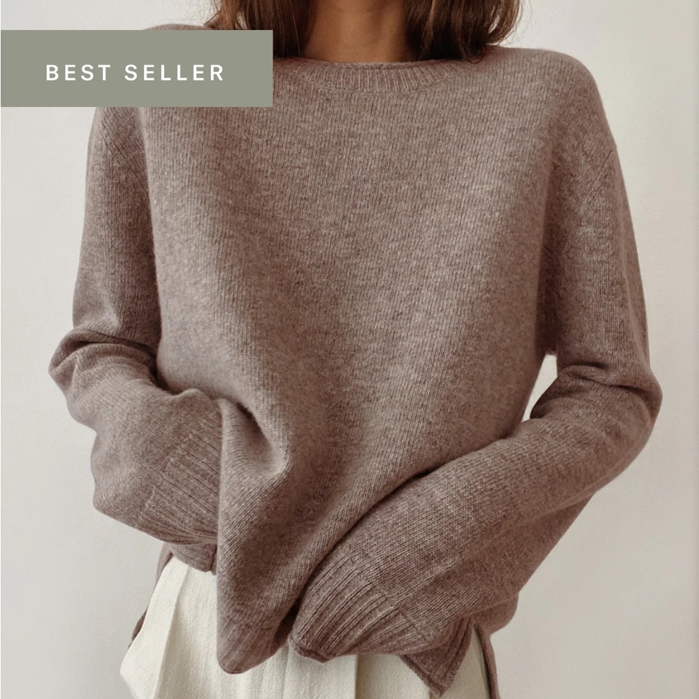 Jenni Kayne Everyday Sweater in Taupe
